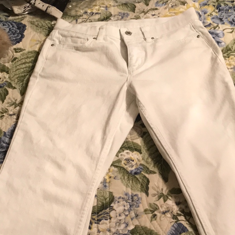 Denim & Co WOMENS white jeans (QVC) size 4